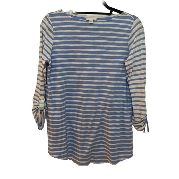 J. Jill Striped Print Top Size Small. LTOP730 - Picture 1 of 3